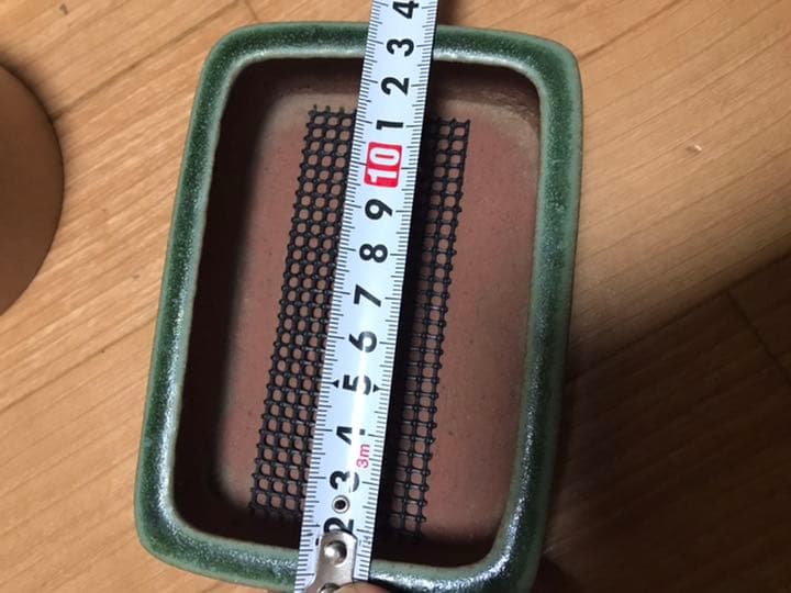 盆栽鉢　時代盆栽鉢燿山長方鉢山野草サボテン多肉植物