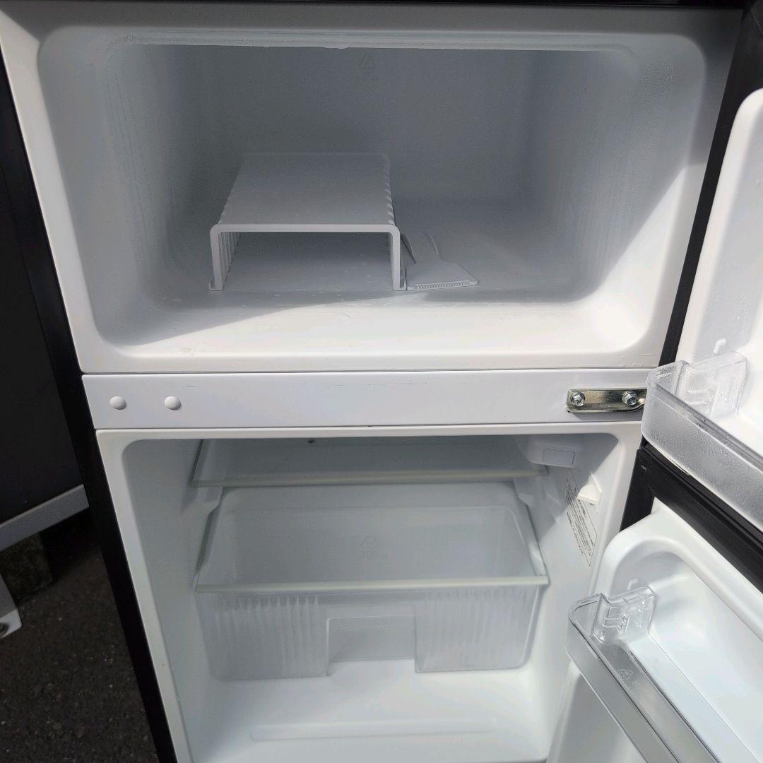 アイリスオーヤマ　2ドア　冷凍　冷蔵庫　NRSD-8A-B　81L　3