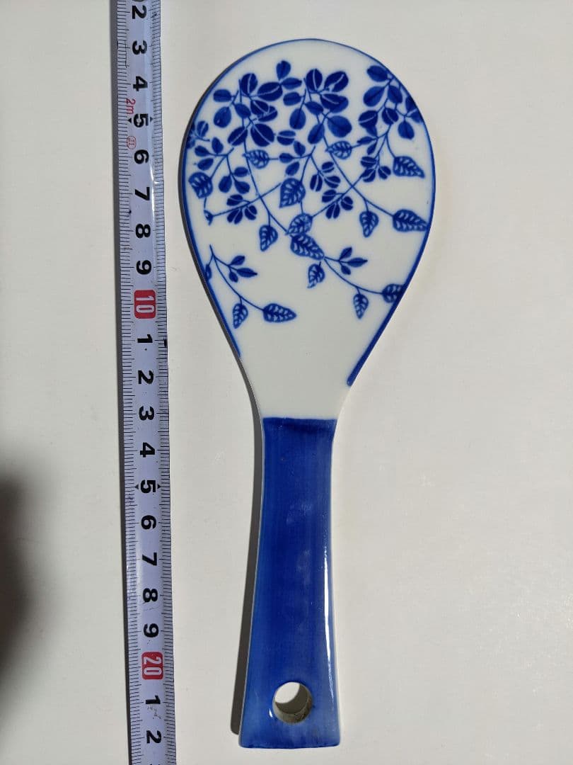 ♦三浦竹泉 古美術品 京焼名跡 染付 懐石 しゃもじ大正時代〜 明治時代 骨董品