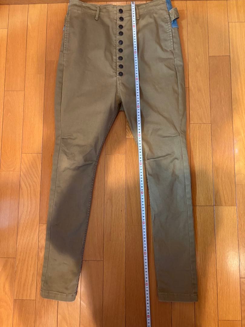 キャピタル ピエロパンツ PIERROT バルーンシルエット チノ×デニム 切替