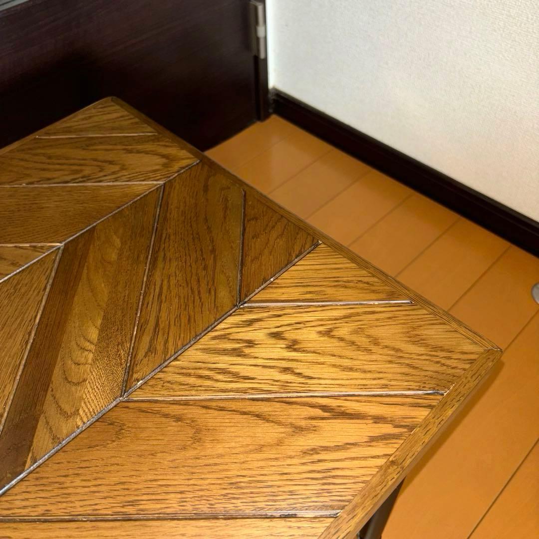 ヘリンボーンデザイン ギネスコーヒーテーブル 幅90cm 関家具