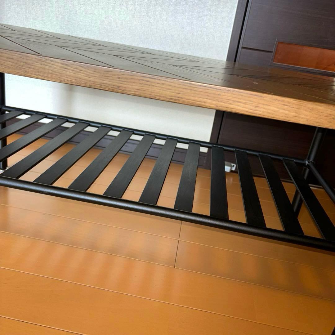 ヘリンボーンデザイン ギネスコーヒーテーブル 幅90cm 関家具