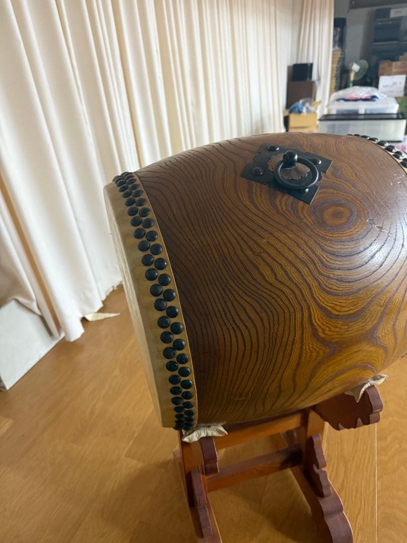 中型 和太鼓 祭り、長胴太鼓　キレイです