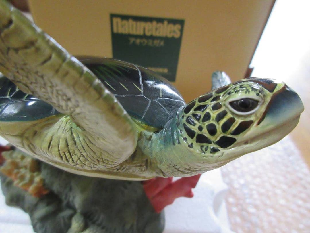 naturetales  アオウミガメ　コールドキャスト製　フィギュア　海洋堂