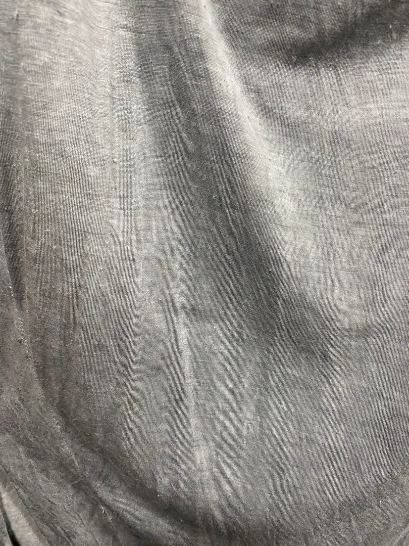 MA_JULIUS グレー ドレープネック ノースリーブトップス