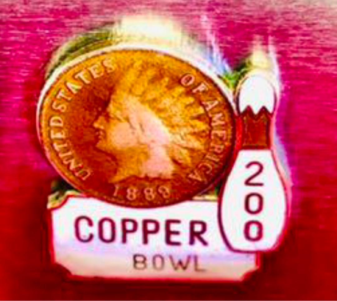 COPPERBOWL☆貴重なインディアン銅貨柄七宝製☆1941モデル