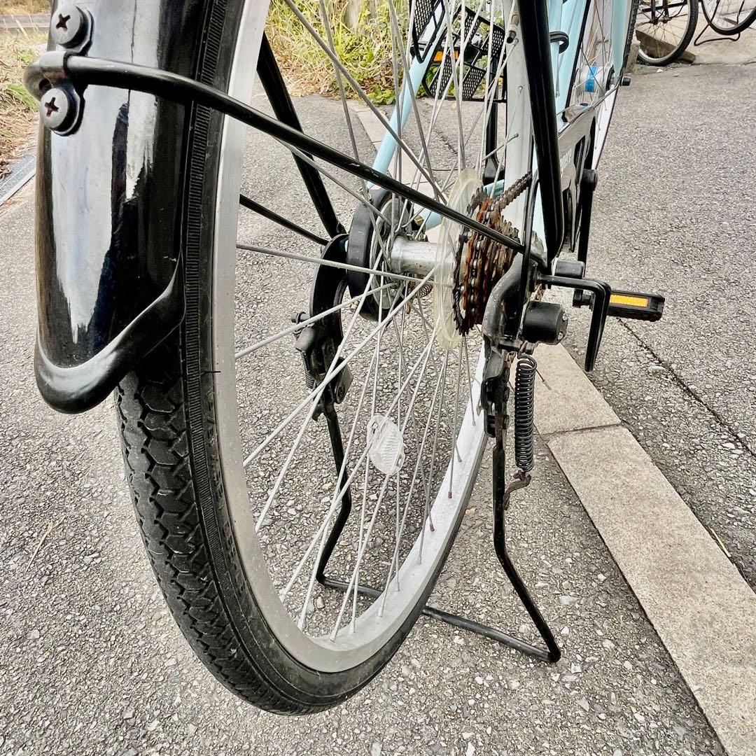 丸石サイクル LEGERE 26型 6段変速オートライト【大阪吹田・整備済み】