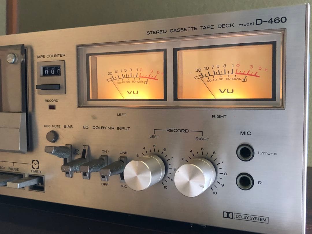 【HITACHI】Lo-D ステレオカセットデッキ D-460