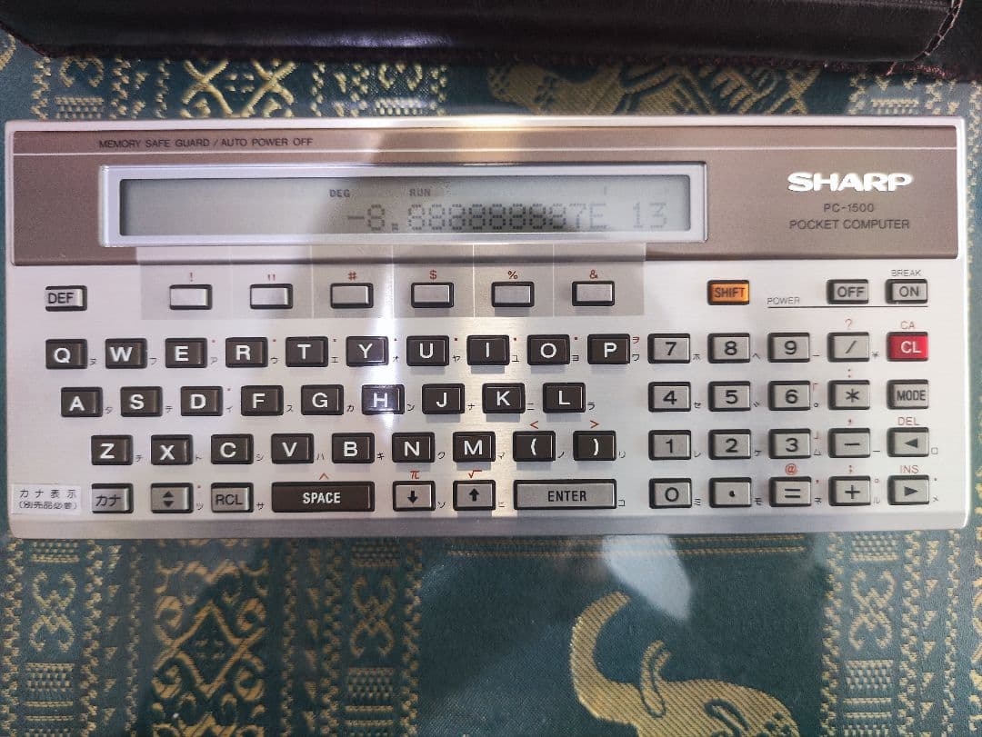 SHARP PC-1500 ポケットコンピュータ 8KB RAM増設版