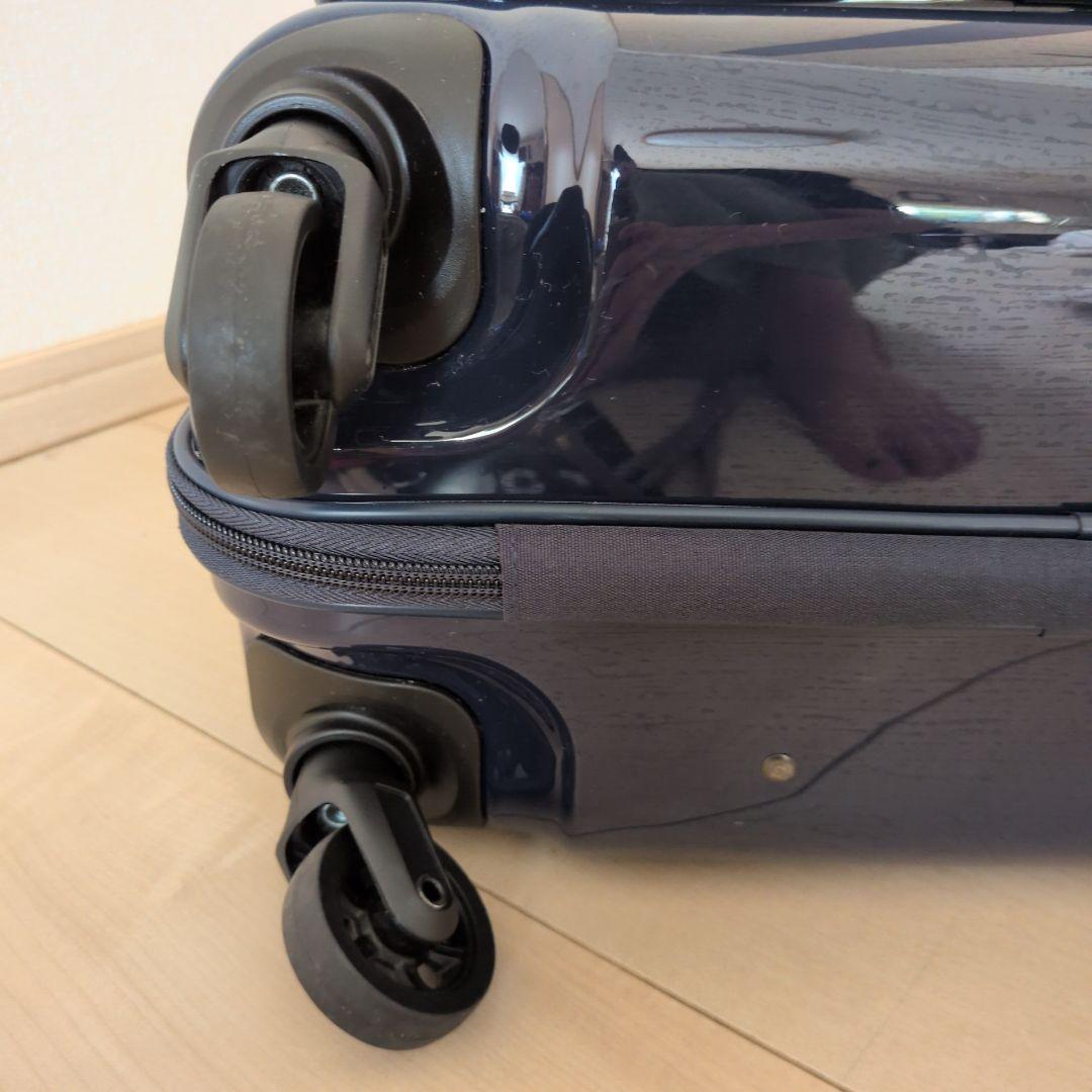 【美品】 エース スーツケース 機内持ち込み可 25L ネイビー スクエア型