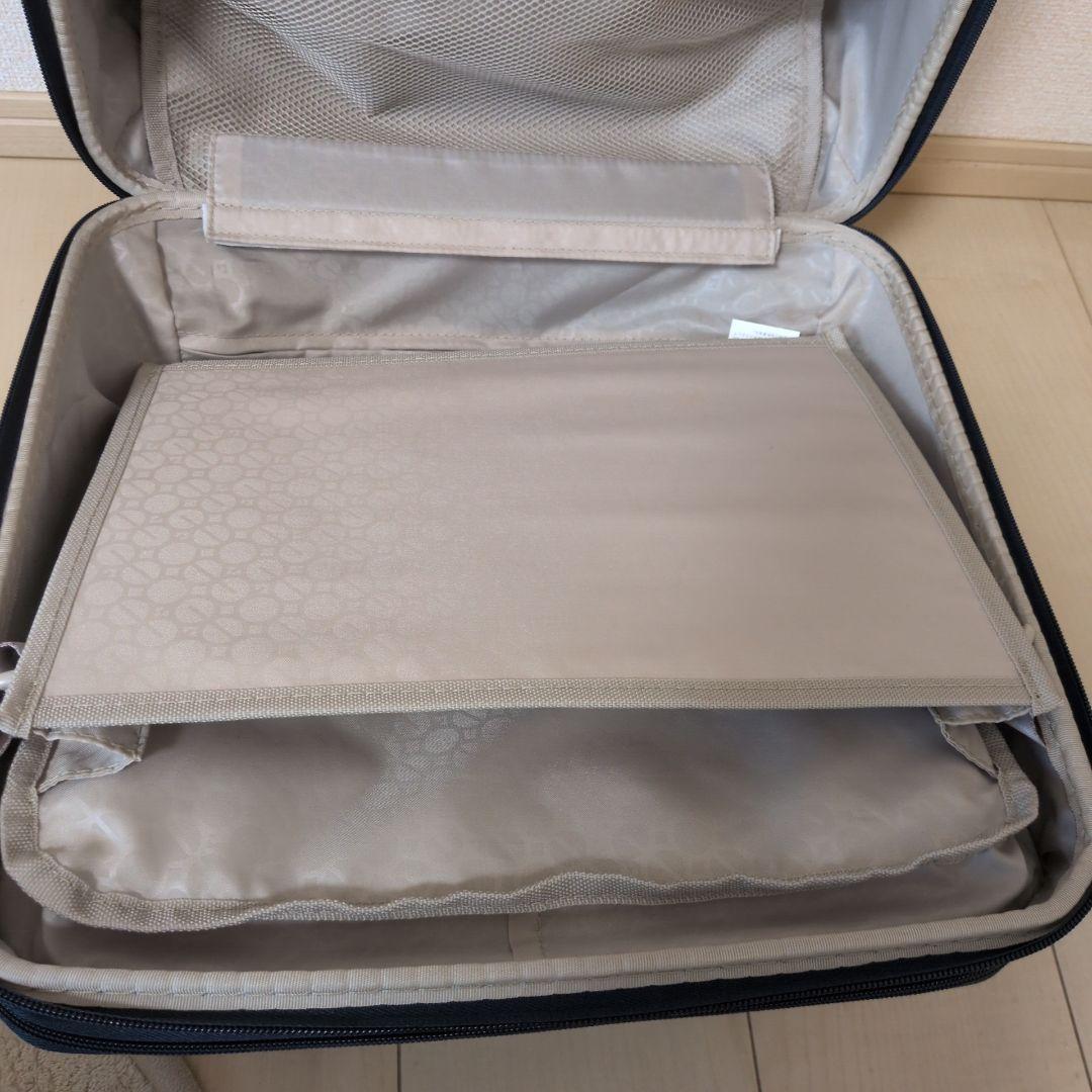 【美品】 エース スーツケース 機内持ち込み可 25L ネイビー スクエア型