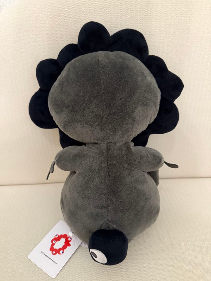 黒 ミャクミャク お手玉風ぬいぐるみ　L サイズ