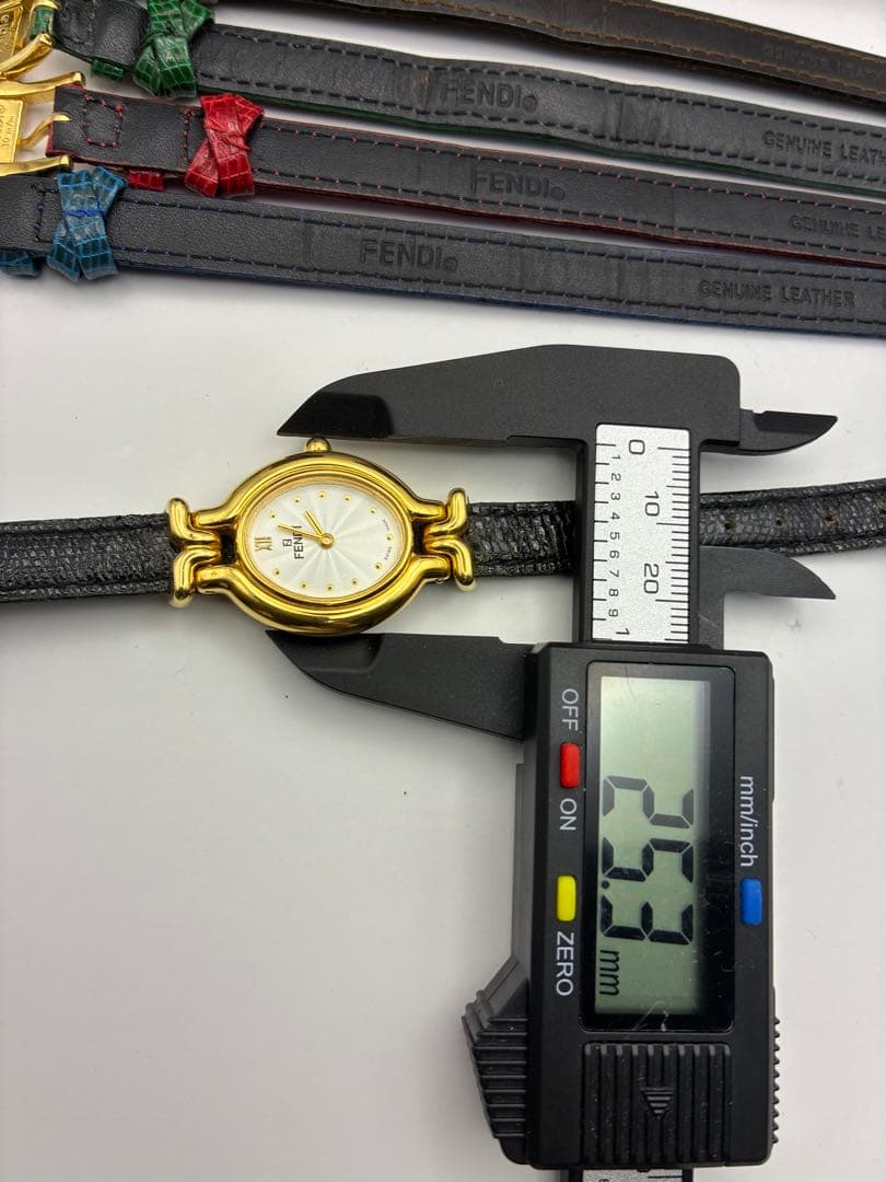 FENDI フェンディ カメレオン 良品 交換用ストラップ5本 レディース