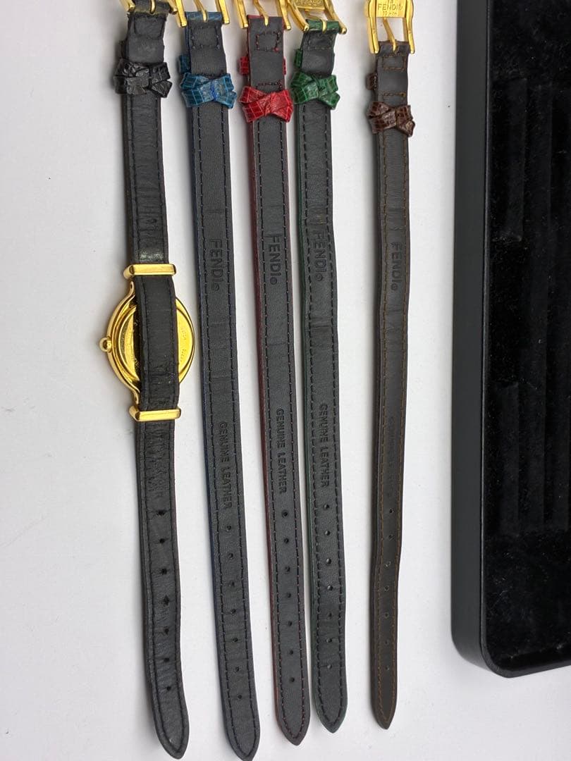 FENDI フェンディ カメレオン 良品 交換用ストラップ5本 レディース