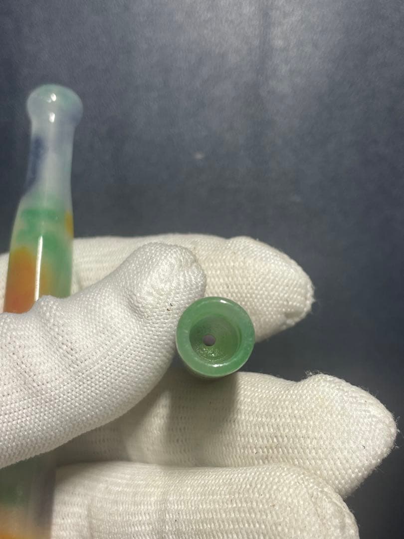 中国骨董品　文玩　文化財　翡翠煙斗　古賞物　古美品　古美術品　551