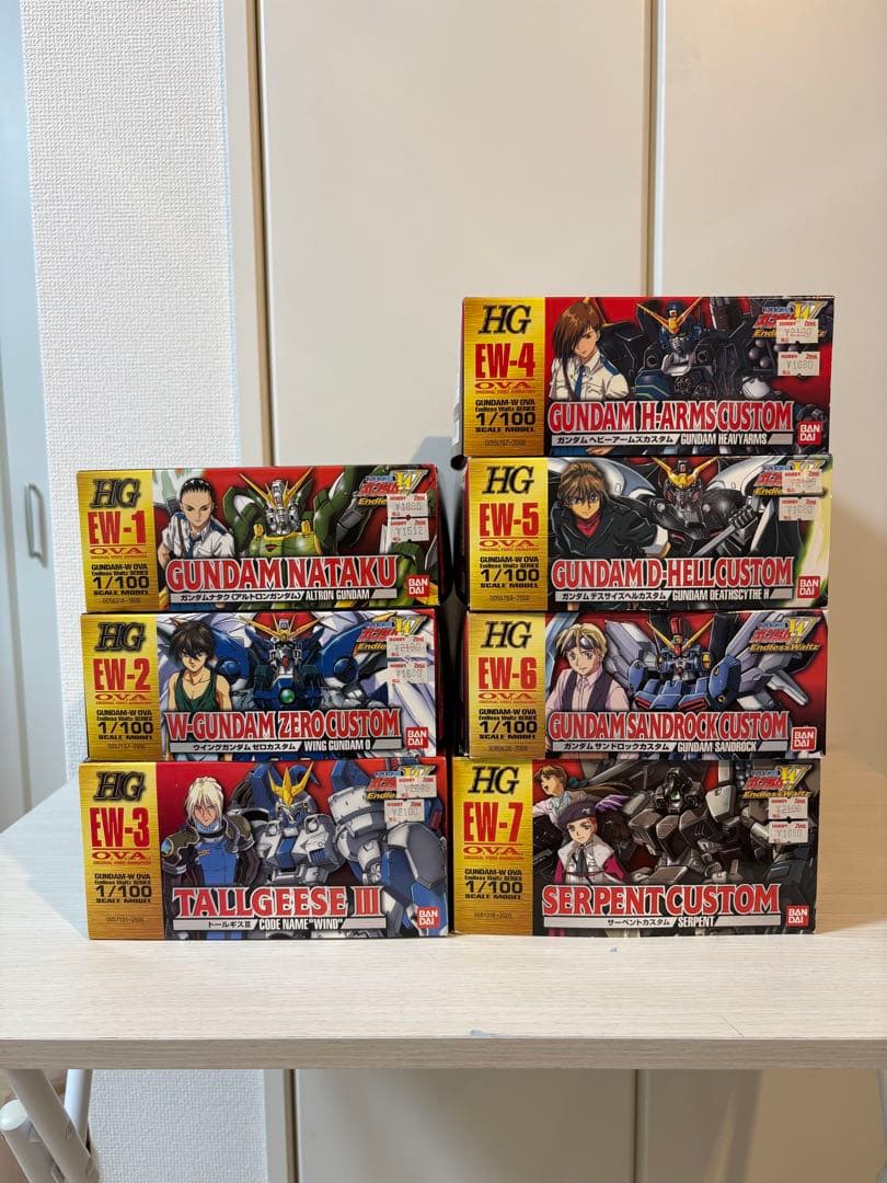 1/100 HG ガンダムW EW 7機コンプリートセット（旧キット）