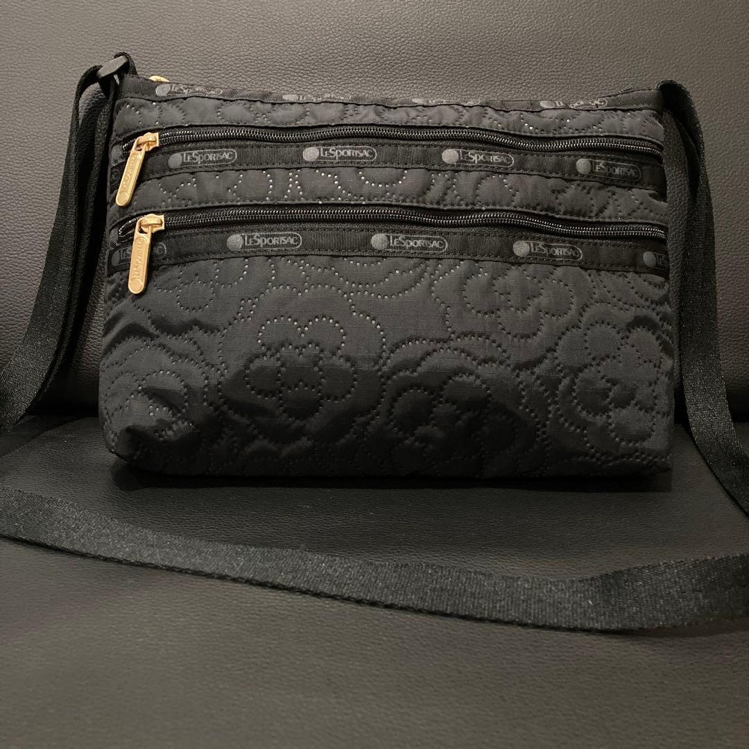 美品LeSportsacレスポートサックパフィーブロッサムズショルダーバッグ