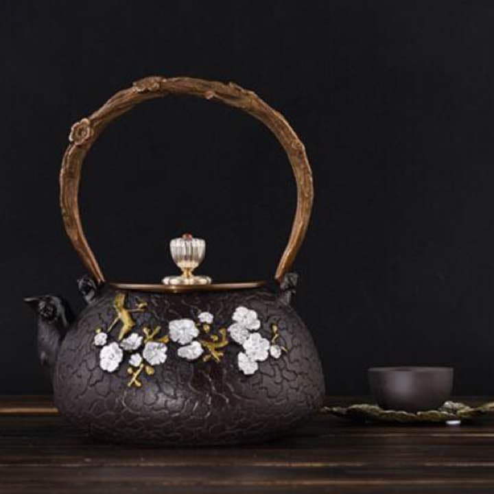 鉄器 急須 伝統工芸 手作り 鉄分補給 鉄瓶　YZS-054