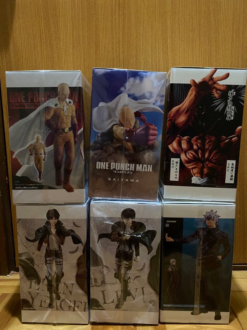 【新品未開封】Grandista他フィギュア 6種まとめ売り 刃牙 呪術廻戦