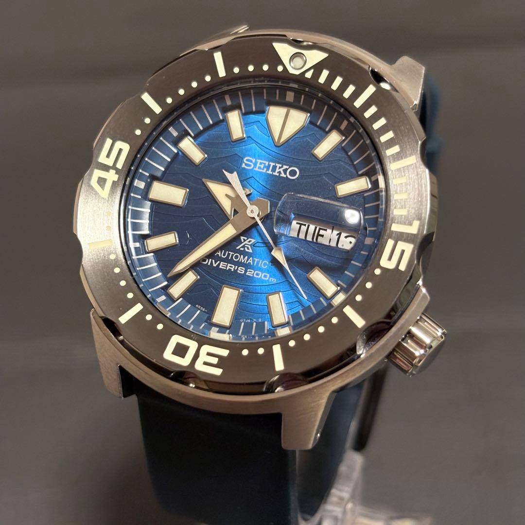 SEIKO セイコー　モンスター　SAVE THE OCEAN ダイバーウォッチ