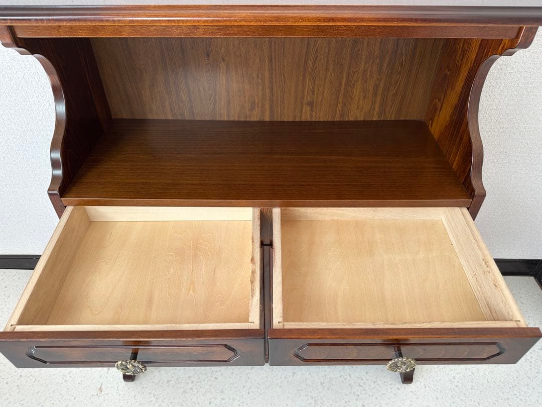 カリモク karimoku コロニアル 電話台 キャビネット ※i4※