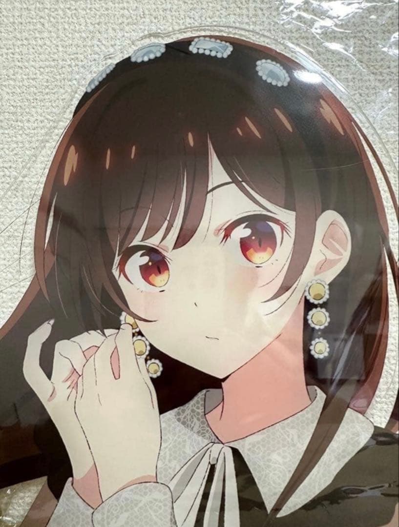 水原千鶴(ガーリーファッションver) 描き下ろし 特大ダイカットアクリルパネル