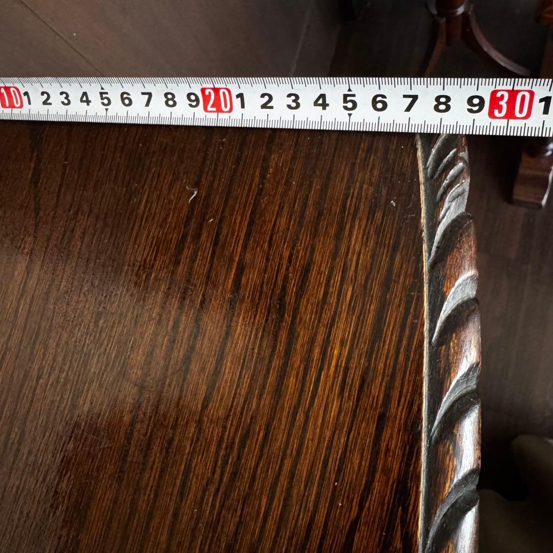 アンティーク　キュリオケース　キャビネット　コレクションケース　木製　ガラス　茶