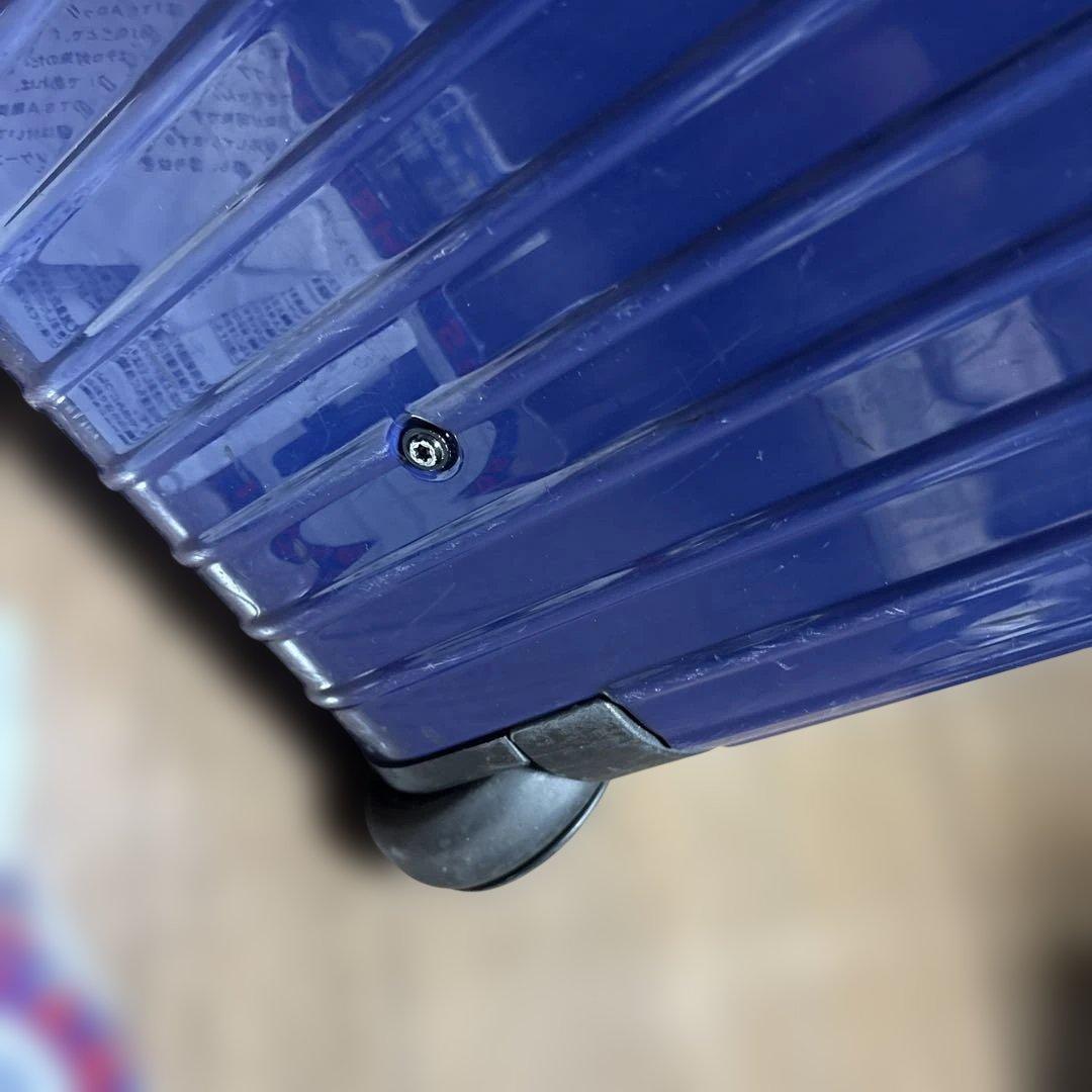 女性に！レアカラー廃盤品【ネイビー】RIMOWAリモワサルサ　機内持込可　補強済