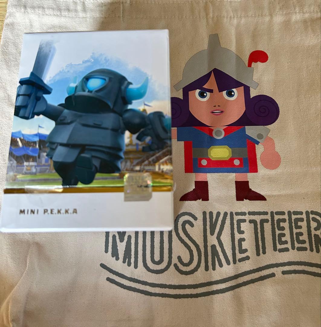 クラロワ クラクラ MINI P.E.K.K.A. フィギュアとエコバッグ