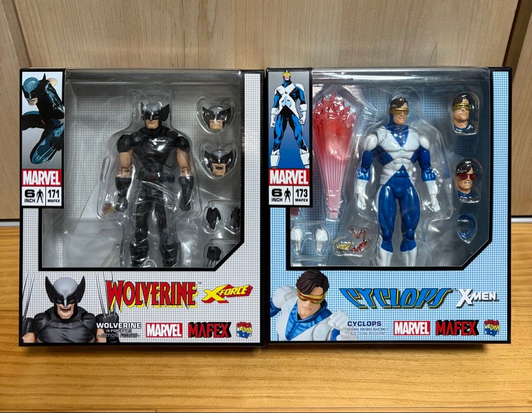 メディコムトイ X-MEN ウルヴァリン & サイクロップス フィギュアセット