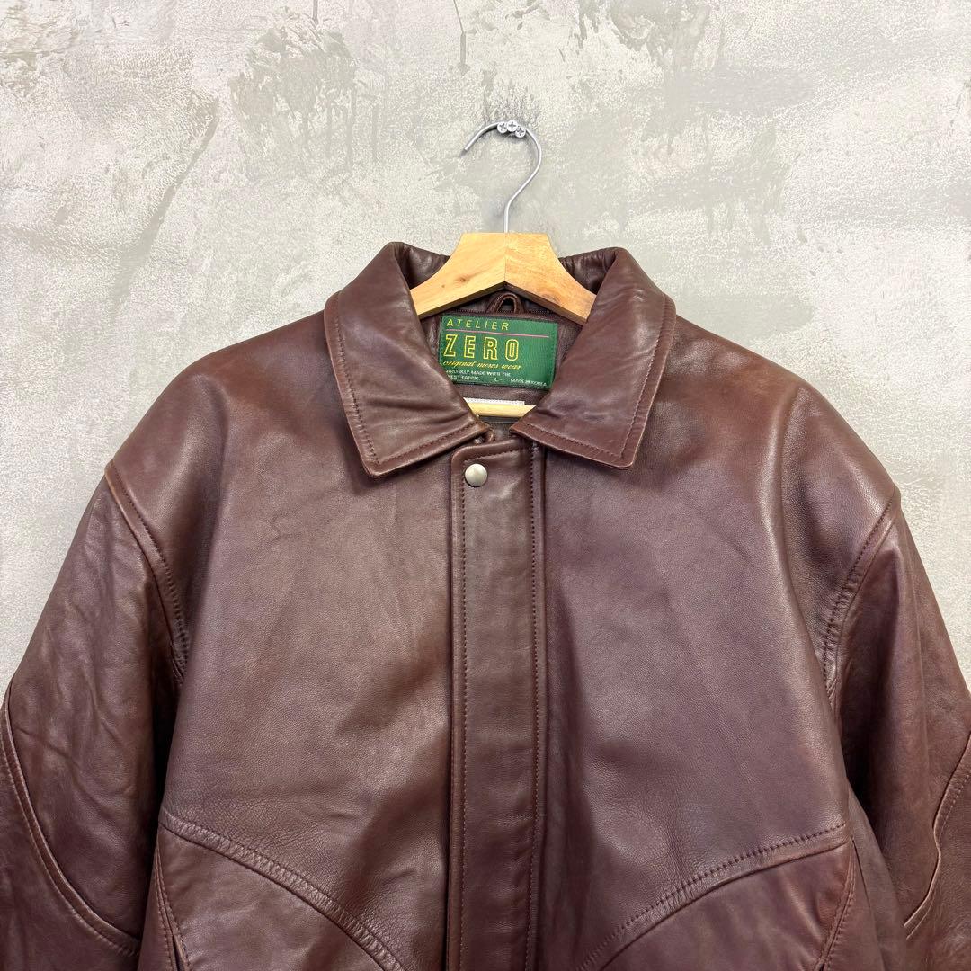 ATLIER ZERO A2 レザージャケット アトリエゼロ ファー付き