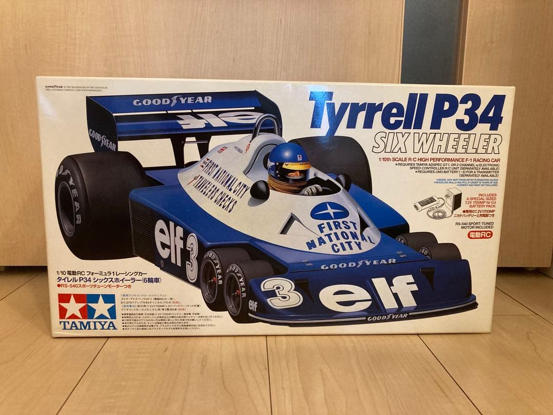 Tamiya Tyrrell P34 RCカー 6輪　1/10 フルセット