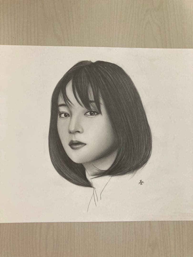 鉛筆画　人物画