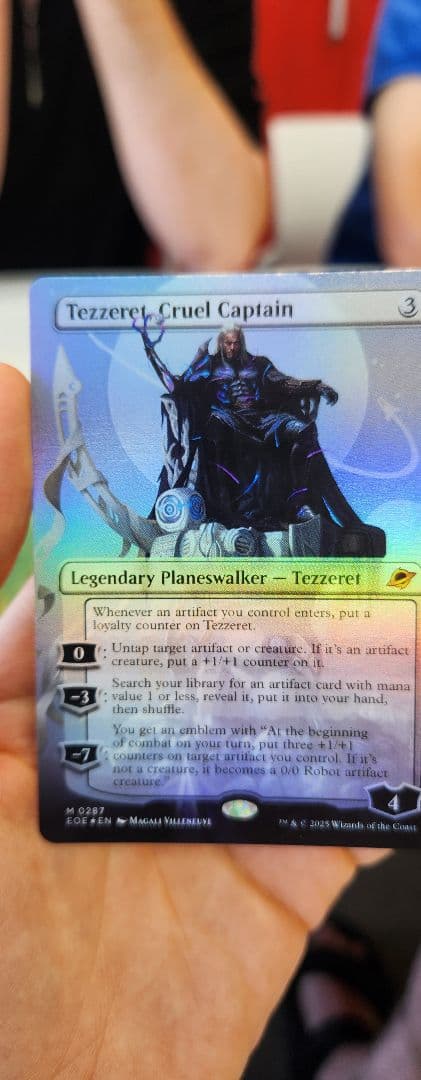 MTG 冷酷な船長、テゼレット ボーダーレス foil 英語版 Tezzeret