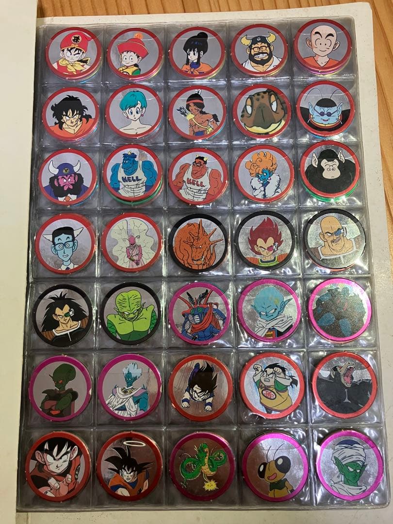 ドラゴンボールZ S&B オリジナルミニメンコホルダー（非売品）&メンコ206枚