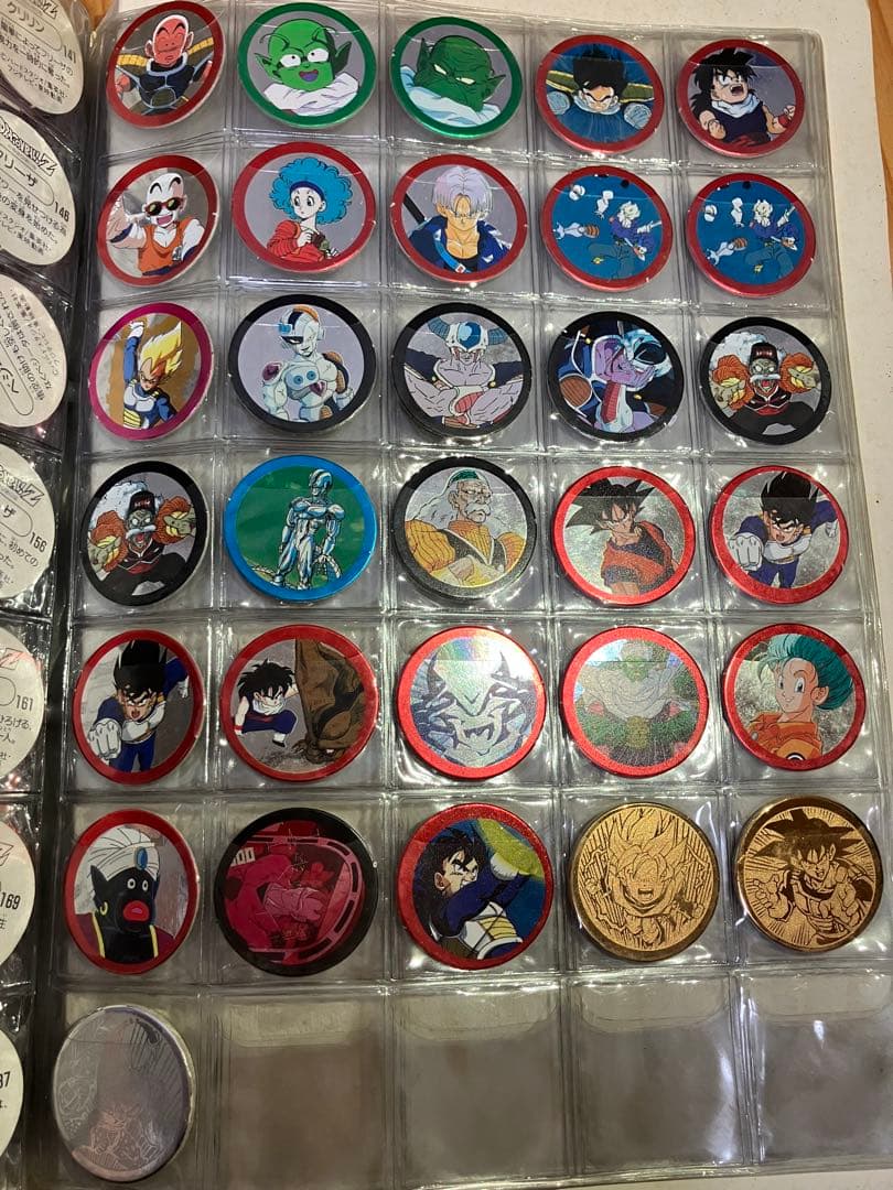 ドラゴンボールZ S&B オリジナルミニメンコホルダー（非売品）&メンコ206枚