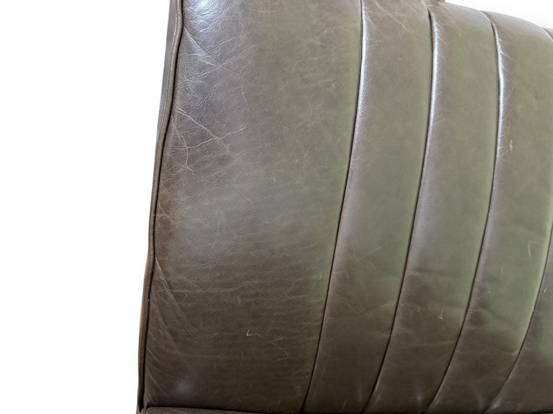 クラッシュゲート　シングル　ソファ　レザー　マック3 オイルレザー