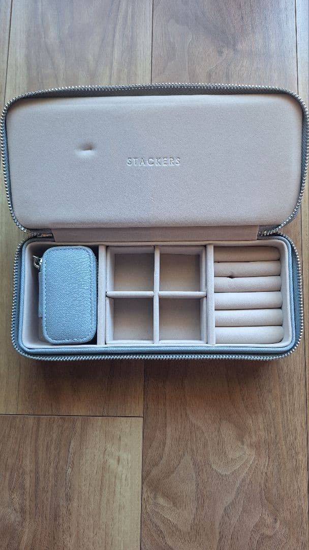 【STACKERS】トラベル ジュエリー ボックス L ダスキーブルー