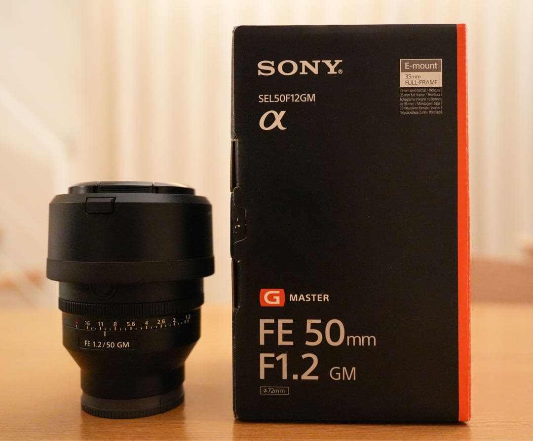 【極美品】SONY FE 50mm F1.2 GM レンズ 単焦点
