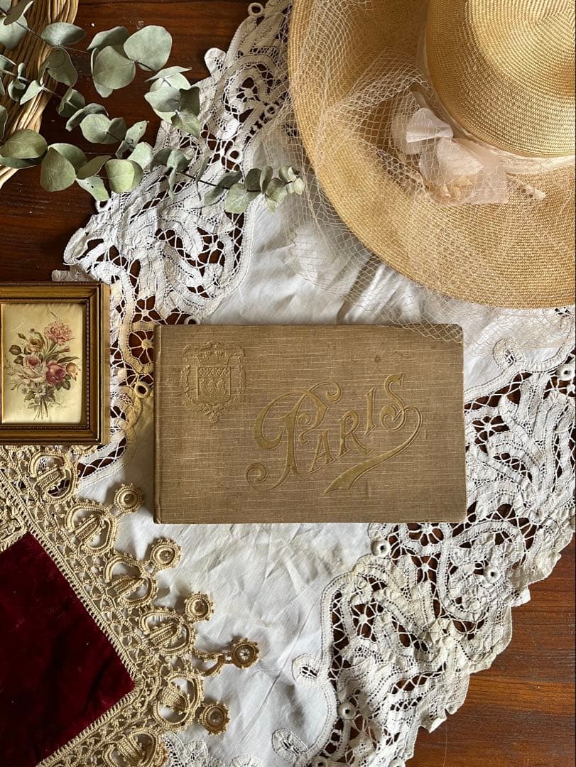 ◆フランスアンティーク｜希少パリ1900年代写真集フォトグラフ洋書白黒風景