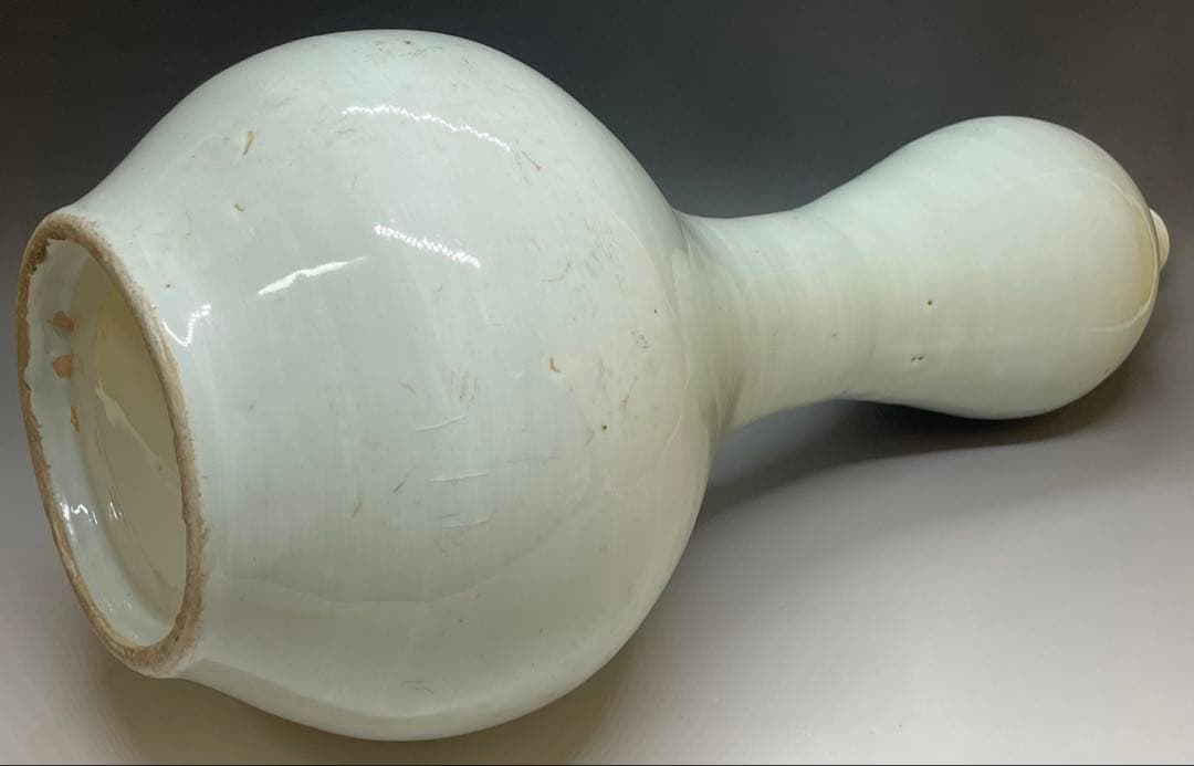 古伊万里　白磁　瓢箪　徳利　t.D831