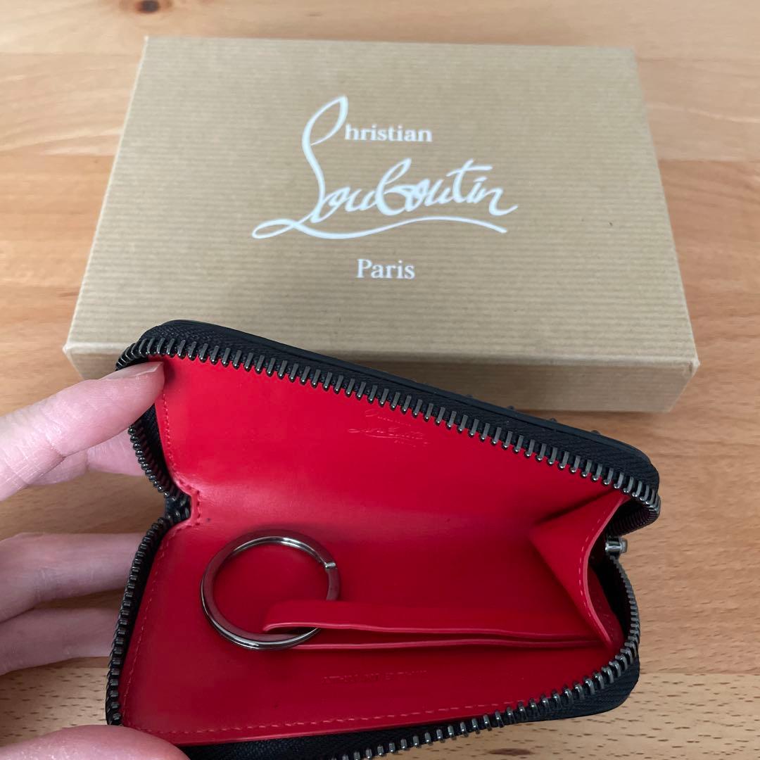 まぁくん専用☆ クリスチャンルブタン　キーケース☆ スタッズ黒　ファスナー