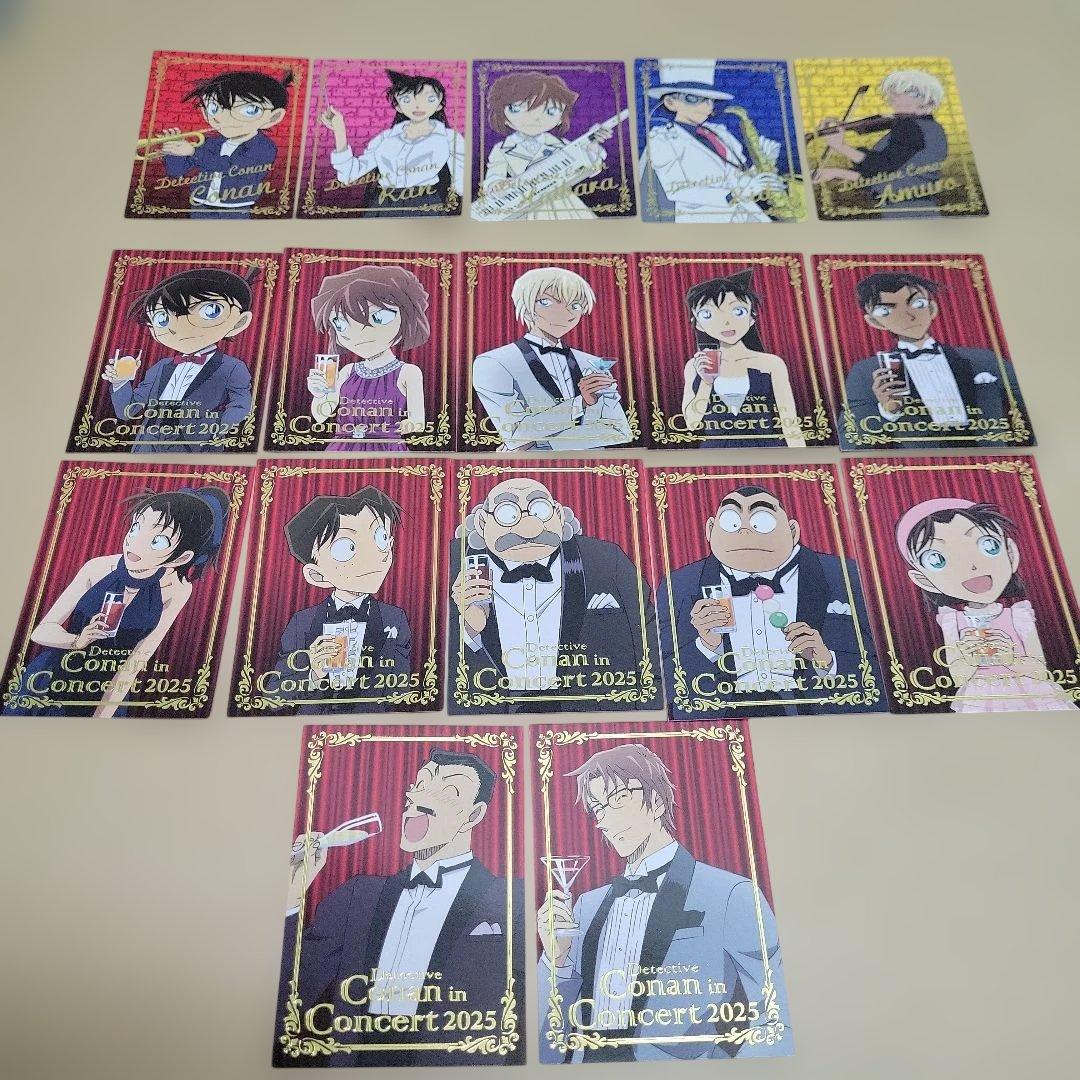 名探偵コナン　2025　トレーディング　箔押しカード　2種類