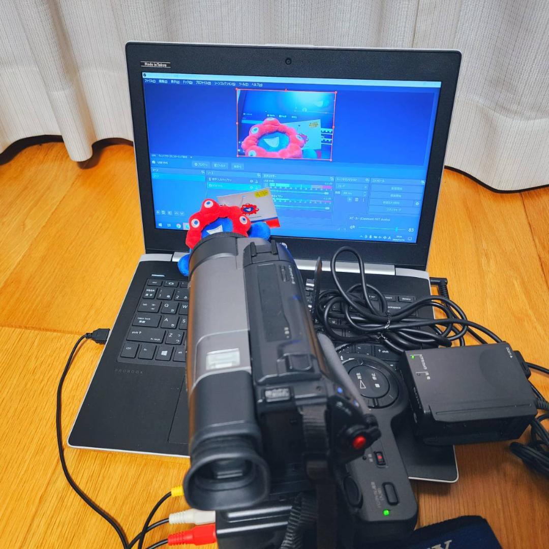 【動作確認済】希少 高画質 SONY Hi8 CCD-TR3300 説明書 箱