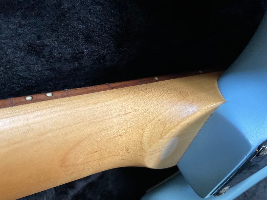 ストラトキャスター　タイプ　マットブルー