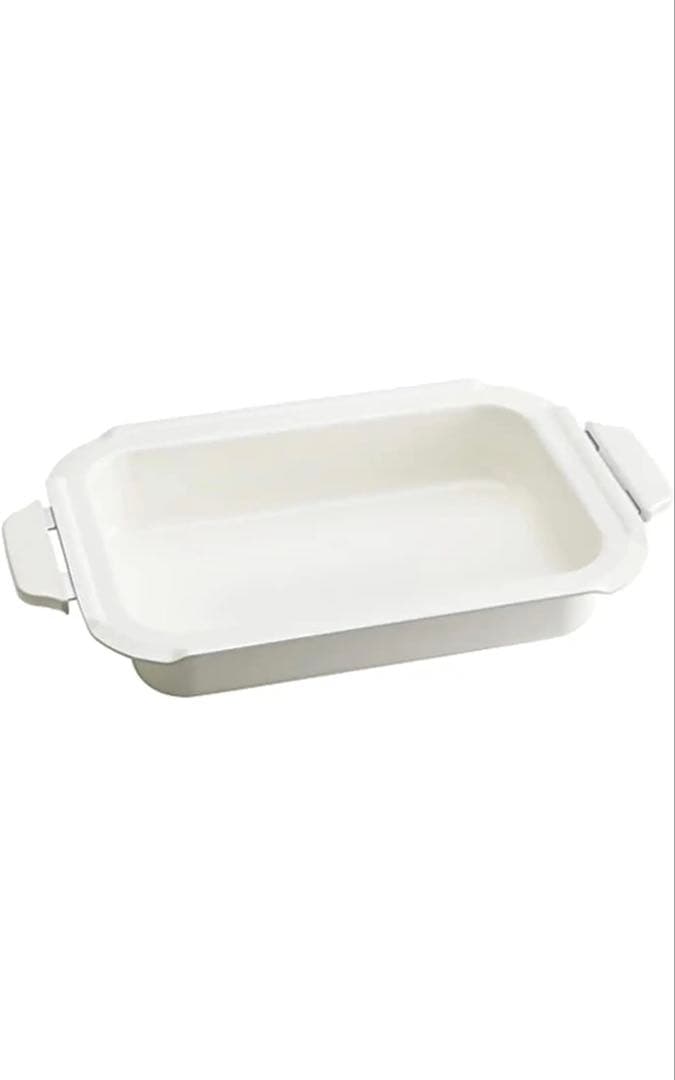 新品未使用　［鍋付き］BRUNO コンパクトホットプレート ホワイト