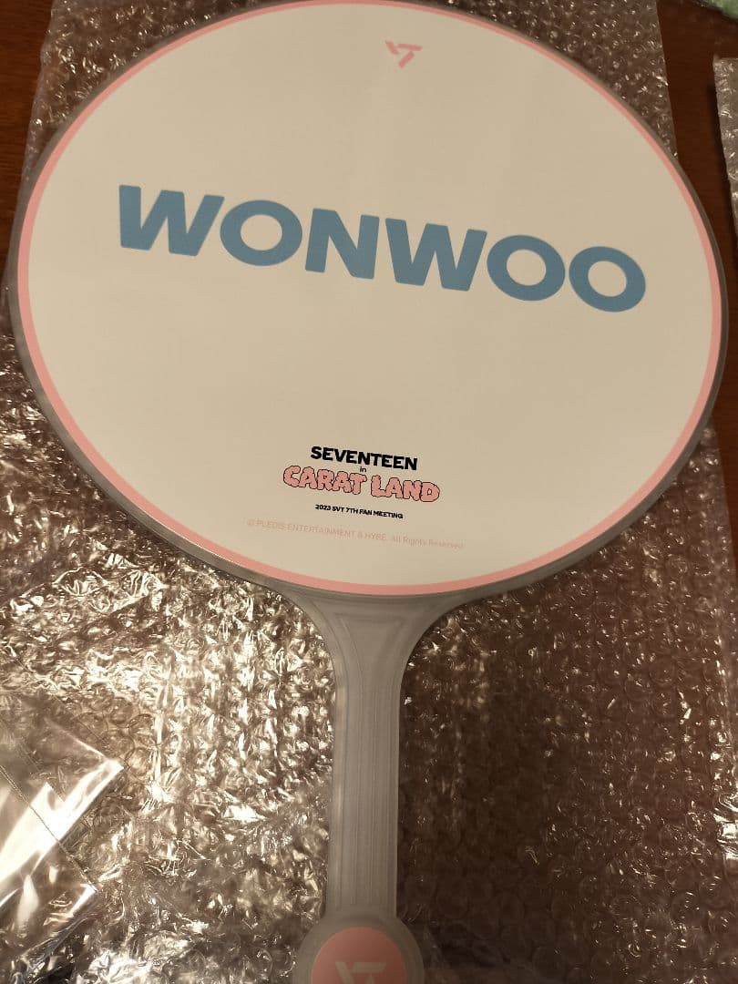 ウォヌ ケレン うちわ SEVENTEEN WONWOO caratland
