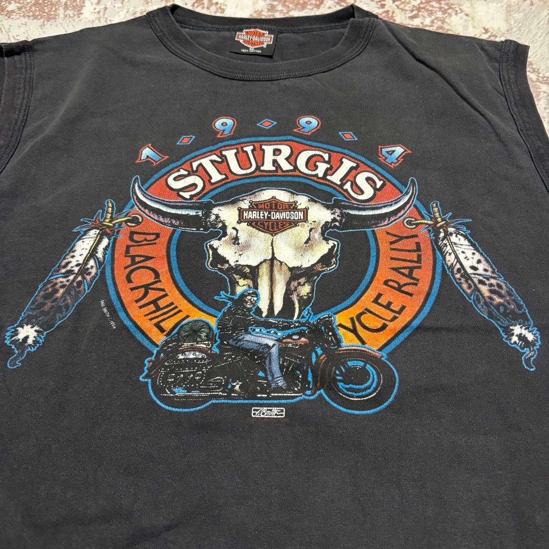 【極レア】ビンテージ 90s ハーレーダビッドソン HARLEY ノースリーブ