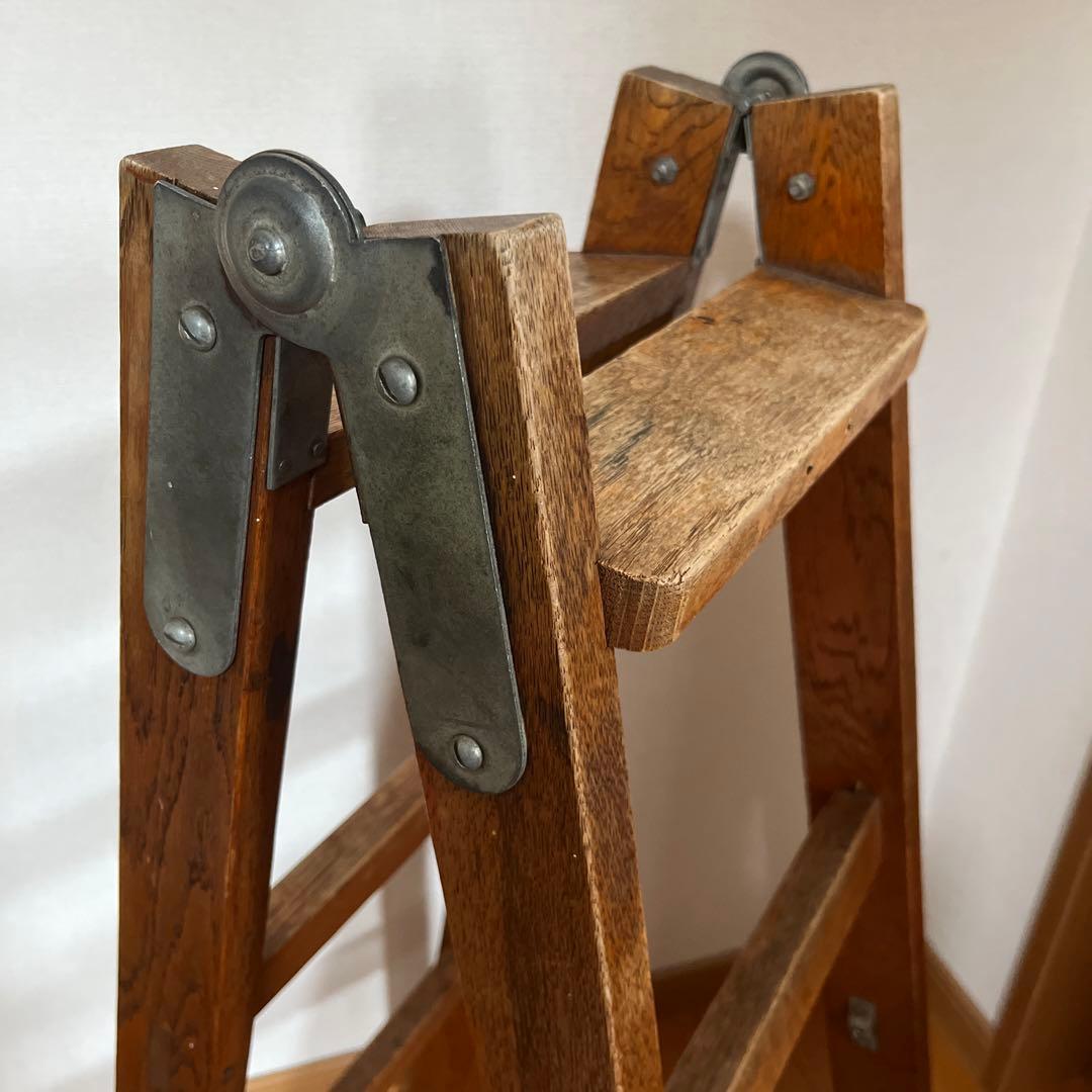 アンティーク　脚立　インテリア