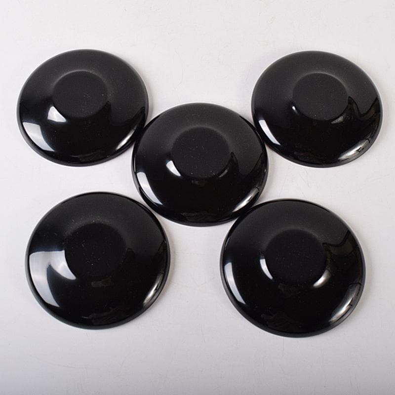 輪島塗　五作家　榎木盛　小森克巳など　草花蒔絵　茶托　五客　共箱　MR8548B